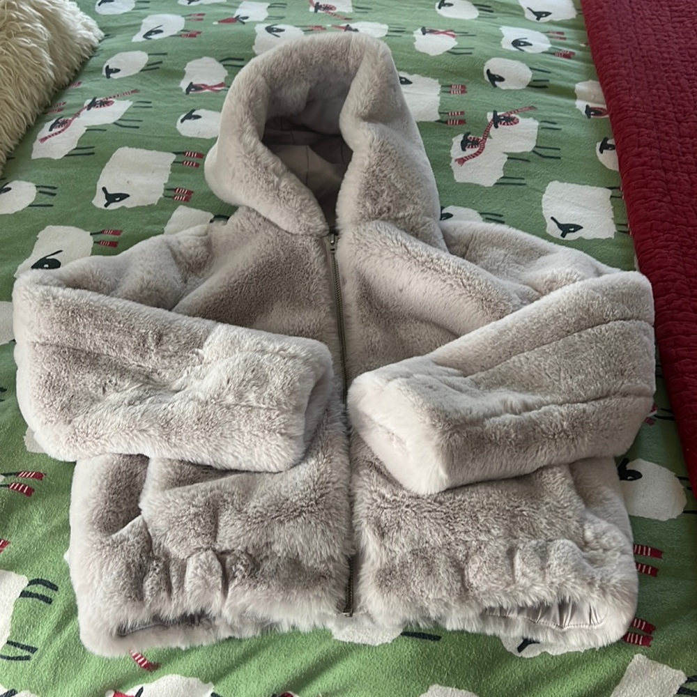 Faux fur from The Gap. NWT